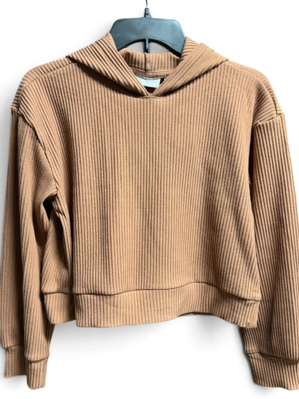 The Children's Place Girls XL 14 Pecan Pie Plush Rib Hoodie NWT